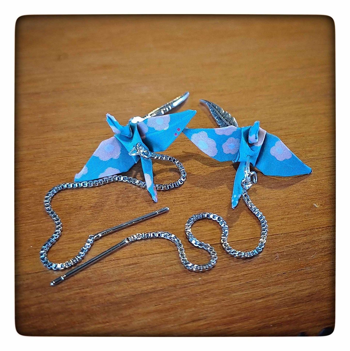 ORIGAMI CRANE Earrings - Threads