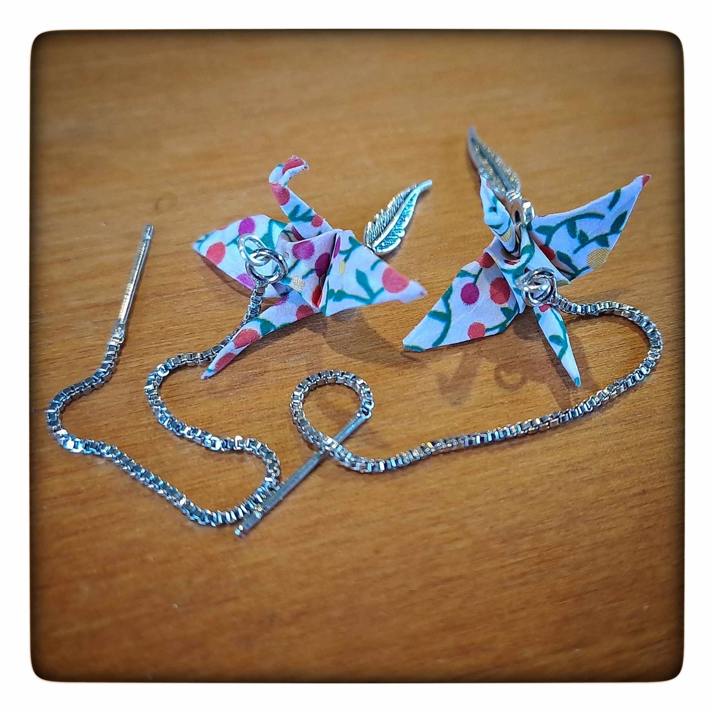 ORIGAMI CRANE Earrings - Threads